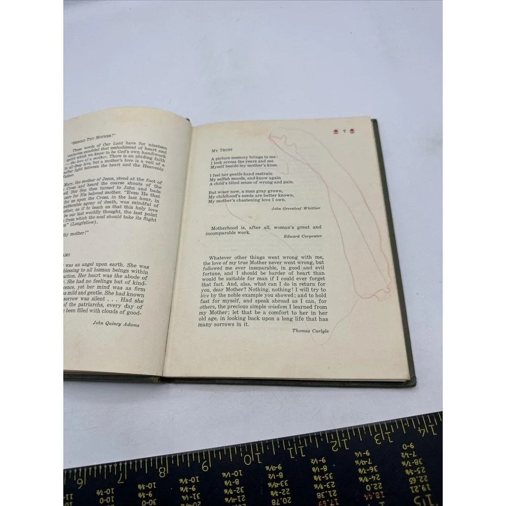 Garlands For Mother Compiled by Ruth H. Wagner Hardcover 1968 Vintage